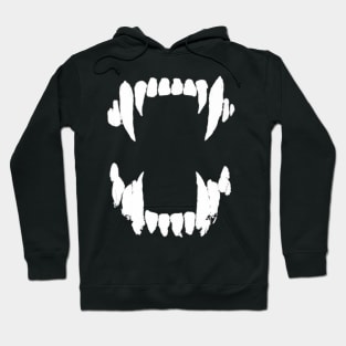 teeth of a predator WHITE Hoodie